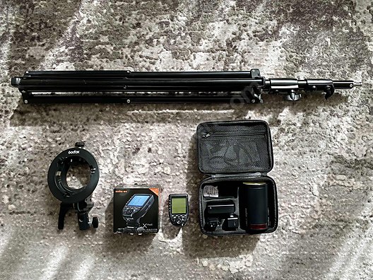 Sıfır Ayarında Godox AD100Pro Seti + XPro-F + Işık Ayağı