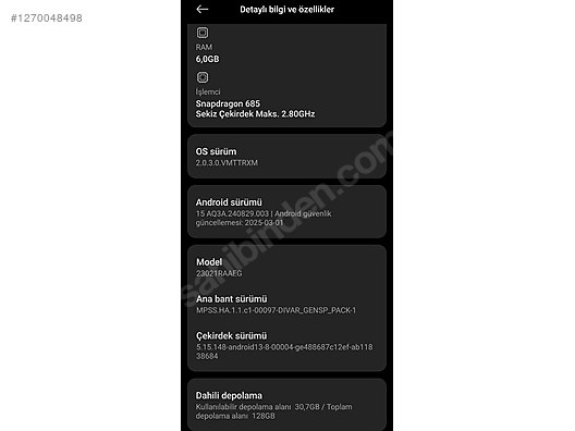 İkinci El ve Sıfır Alışveriş / Cep Telefonu & Aksesuar / Cep Telefonu / Xiaomi / Redmi Note 12