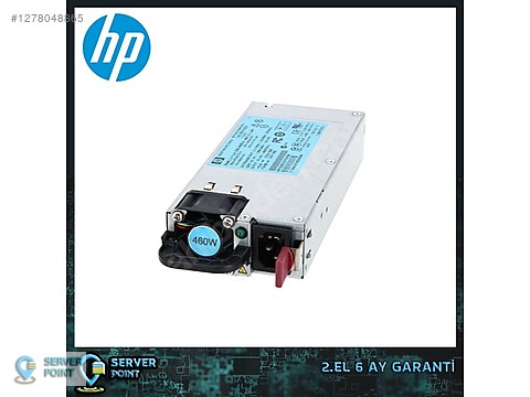 2.EL SERVER POWER SUPPLY HP DL380 DL360 G6 G7 G8 460W P/N : 4992 ...