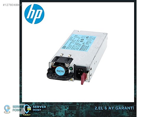 2.EL SERVER POWER SUPPLY HP DL380 DL360 G6 G7 G8 460W P/N : 4992 ...
