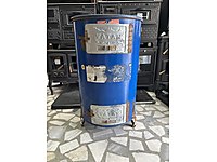 BÜYÜK BOY VARİL SOBA SIFIR 1 METRE IZGARALI