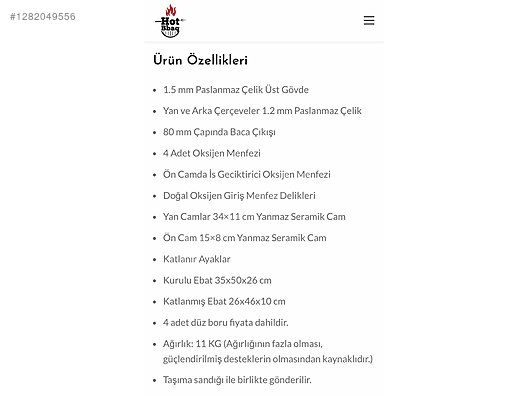 Used & Brand New Items / Garden & Home Improvement / Home Improvement / Heating / Heating Stove & Fireplace