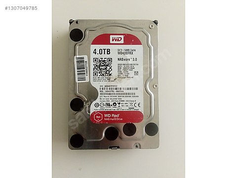 WD RED WD40EFRX NAS 4TB 3.5 inç sahibinden.comda - 1307049785