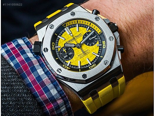 Audemars Piguet AUDEMARS P GUET ROYAL OAK OF SHORE YELLOW S LVER