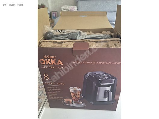 Arzum OKKA Rich Pro Plus Türk Kahve Makinesi+hediyeli sunum seti