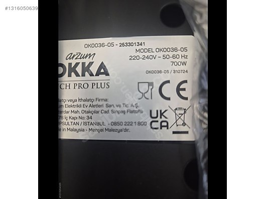 Arzum OKKA Rich Pro Plus Türk Kahve Makinesi+hediyeli sunum seti