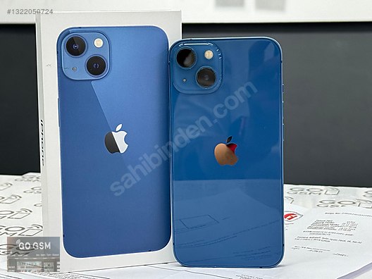 Apple / iPhone 13 / İPHONE 13 128GB MAVİ TEMİZ SORUNSUZ KUTULU