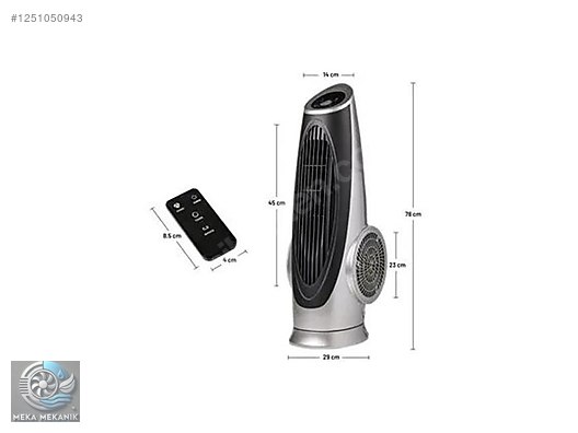 KİWİ KFAN-7690 KUMANDALI KULE TİPİ VANTİLATÖR on sahibinden.com