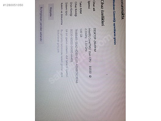 İkinci El ve Sıfır Alışveriş / Bilgisayar / Masaüstü / Donanım / Anakart