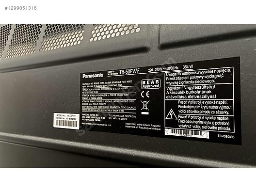 127 ekran plazma + mi box s - İkinci El Panasonic Plazma TV