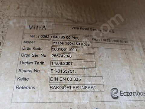 ihtiyaç fazlası vitra jakuzi