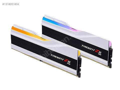 G.Skill Trident Z5 RGB 64 GB (2x32) 6000 MHz CL36 DDR5 Beyaz