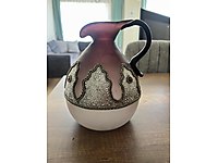 Gümüşlük cam vazo