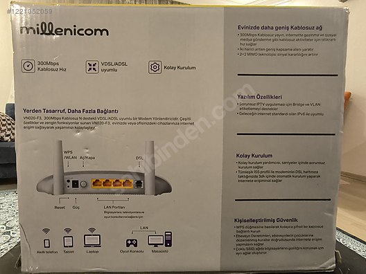 SIFIR KUTUSUNDA MODEM sahibinden.comda - 1221052059