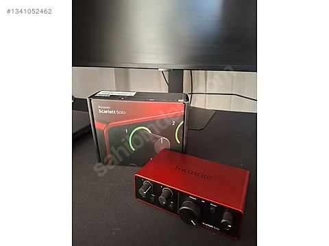 Focusrite Scarlett Solo 4th Gen sahibinden.comda - 1341052462