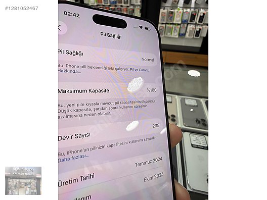İkinci El ve Sıfır Alışveriş / Cep Telefonu & Aksesuar / Cep Telefonu / Apple / iPhone 16 Pro