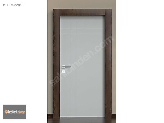 Porte intérieure moderne en PVC couleur bambou - Porte EVKAP