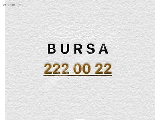 İkinci El ve Sıfır Alışveriş / Cep Telefonu & Aksesuar / Numara / Sabit Hat