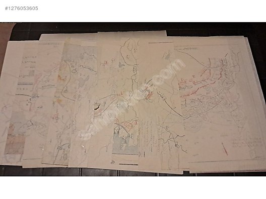 Satılık Antika Antika Harita