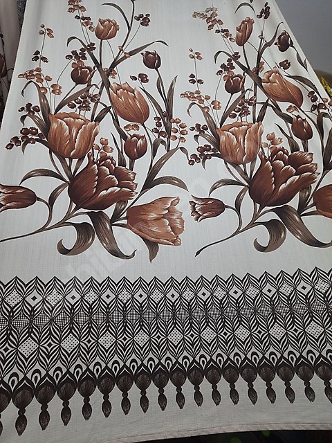 50 yıllık antika perde