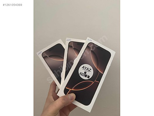 Apple / iPhone 16 Pro Max / İPhone 16 promax 256gb çift sim