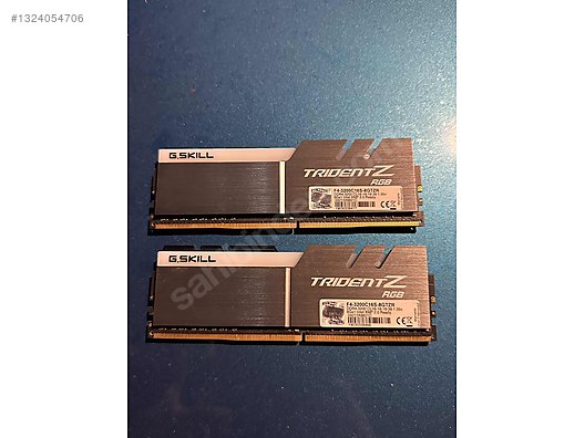 8x2 16GB 3200MHZ CL16 RGB G SKİLL TRİDENT Z DUAL CHANNEL DDR4