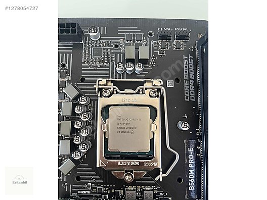 MSI B560M PRO-E/İ5-10400F/16 GB DDR4/128 GB M.2 SSD - Anakart ve Tüm Masaüstü Bilgisayar Parçaları sahibinden.com'da