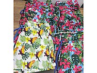 Çiçekli kadın Deniz şort 8 Adet