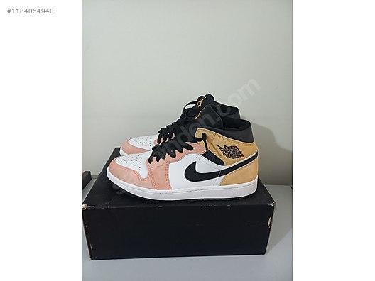 Air jordan 1 mid beige best sale