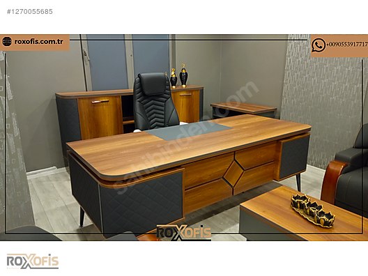 ROX OFİS---GAZİANTEP OFİS MOBİLYASI PRİME MASA TAKIMI SET--- - Makam ...