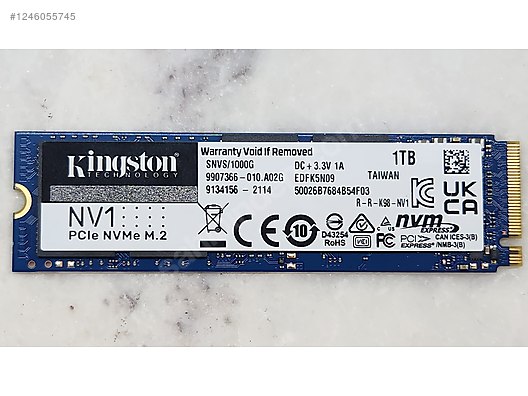 キングストン NVMe PCIe SSD NV1シリーズ M.2(2280) 2TB SNVS/2000G