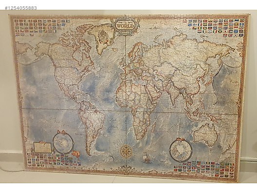 İkinci El Educa Puzzle - eski dünya haritası 4000 parça puzzle