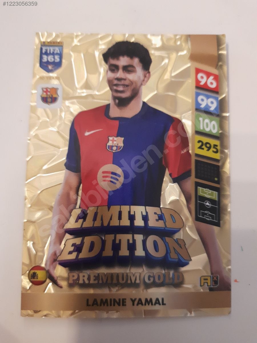 limited edition 2025 premium gold Lamine YAMAL at sahibinden.com