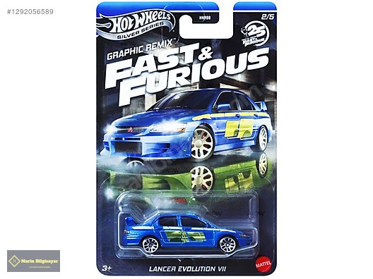 Hot Wheels Fast & Furious Graphic Remix - Lancer evolution vıı on