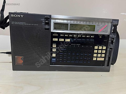 【名機・希少】SONY ICF-2001D 高性能ポータブル受信機 ジャンク Sony / SONY ICF-2001D 985 MÖDEL JAPAN MENŞELİÇÖKBANTLİ DÜNYA
