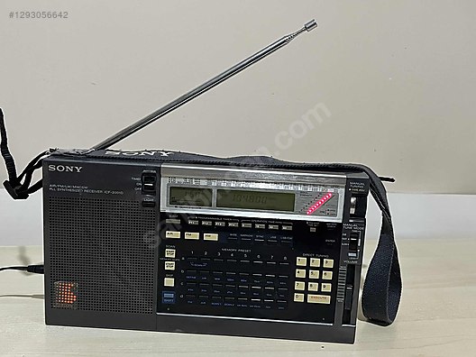 Sony / SONY ICF-2001D 985 MÖDEL JAPAN MENŞELİÇÖKBANTLİ DÜNYA