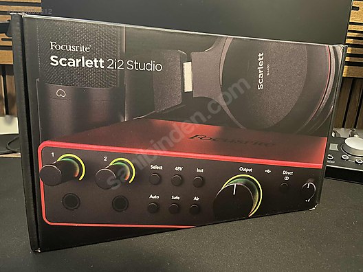 Focusrite Scarlett 2i2 gen4 ses kartı sahibinden.comda - 1316056912