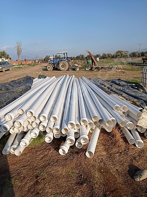 4 lük 6 atü yer altı su borusu 6metre