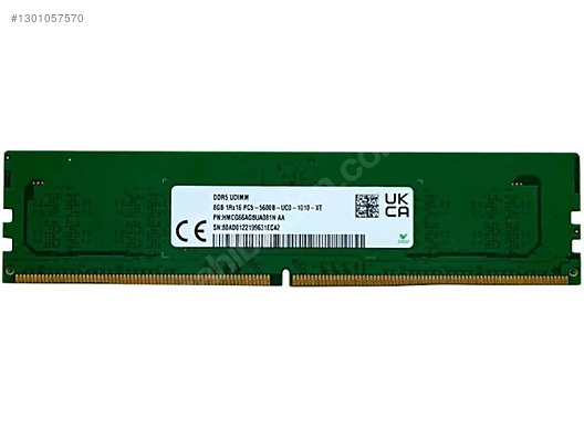 Hynix 8GB DDR5-5600 HMCG66AGBUA081N PC RAM sahibinden.comda