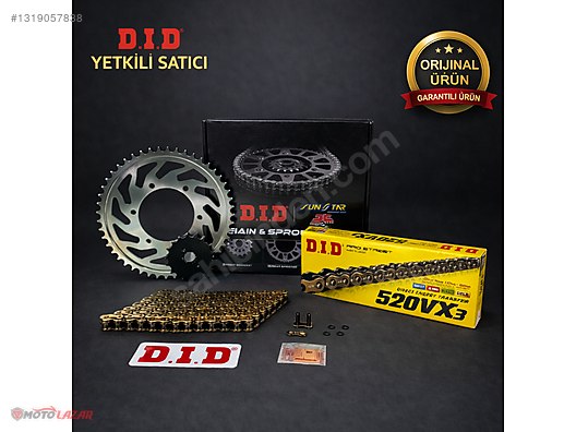 Şanzıman / KTM TÜM MODELLER ZİNCİR DİŞLİ SETİ DID VX3 ZVM-X JT
