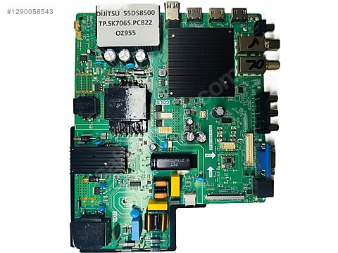 TP.SK706S.PC822 , DİJİTSU 55DS8500 ANAKART ONARIMI - TV Yedek