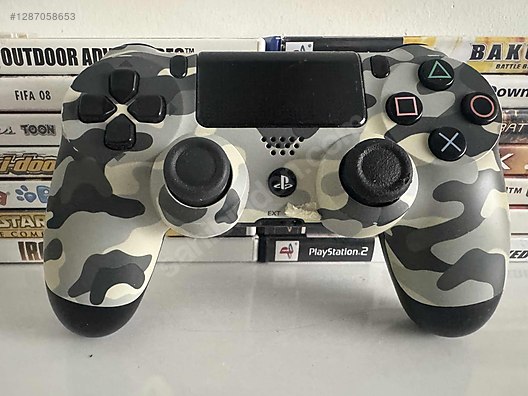Orjinal Sony Ps4 Joystick V1 Kamuflaj - Kablosuz Sony PlayStation 4 Oyun Kolu (Gamepad & Joystick)