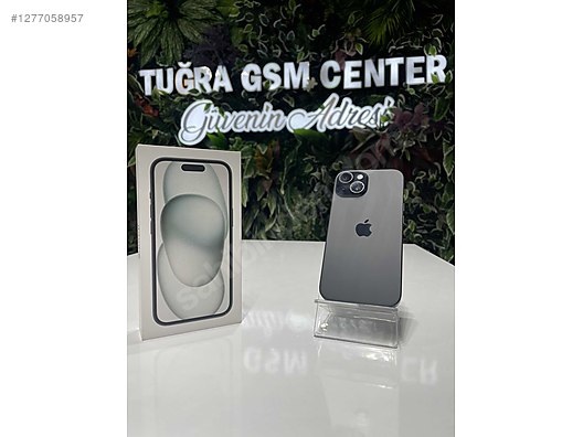 Resim Apple iPhone 15 İkinci El TR | 128 GB | Siyah İkinci El TUĞRA GSM'den GARANTİLİ IPHONE 15