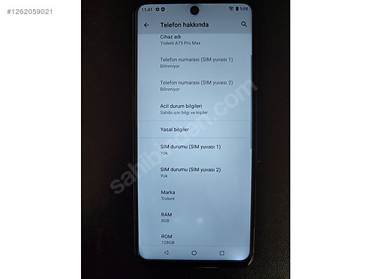İkinci El ve Sıfır Alışveriş / Cep Telefonu & Aksesuar / Cep Telefonu / Trident / Diğer