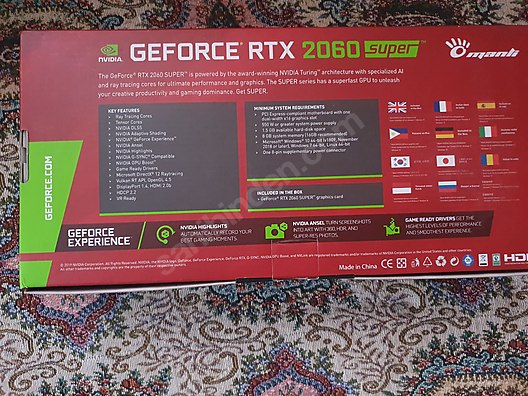Manli RTX 2060 Super 8gb 256bit sahibinden.comda - 1326059211