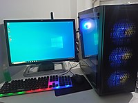 GAMING İ7 BİLGİSAYAR 16 RAM RGB SIFIR KASADA TÜM SET.