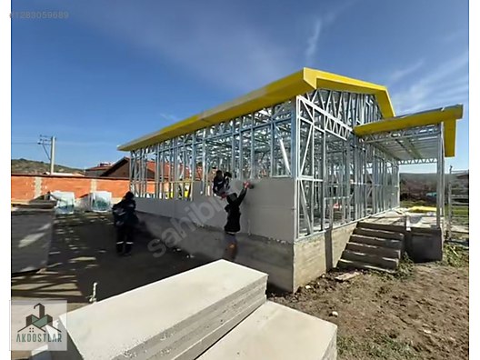 İkinci El ve Sıfır Alışveriş / Bahçe & Yapı Market / Prefabrik Yapılar / Çelik Ev