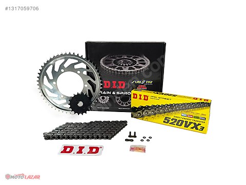 Şanzıman / KAWASAKI TÜM MODELLER ZİNCİR DİŞLİ SETİ DID VX3 ZVM-X
