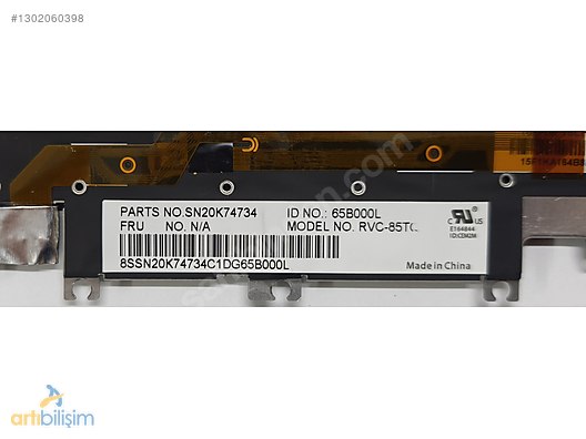 Lenovo ThinkPad X1 Carbon 4th Gen 4 G4 Orijinal Klavye SN20K7473