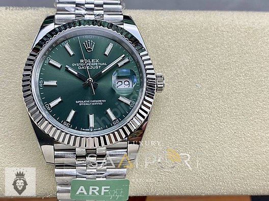 Rolex ROLEX DATEJUST ARF FACTORY YEŞİL KADRAN 3235 SUPER ETA at